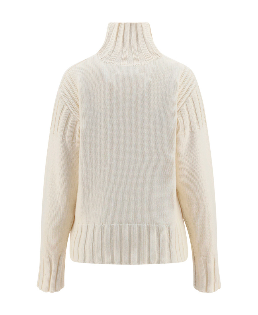 Jil Sander Wool And Silk Sweater Women In White