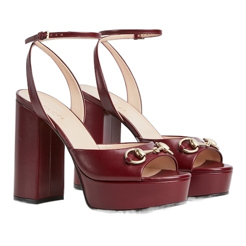 Gucci Women's Horsebit Platform Sandal