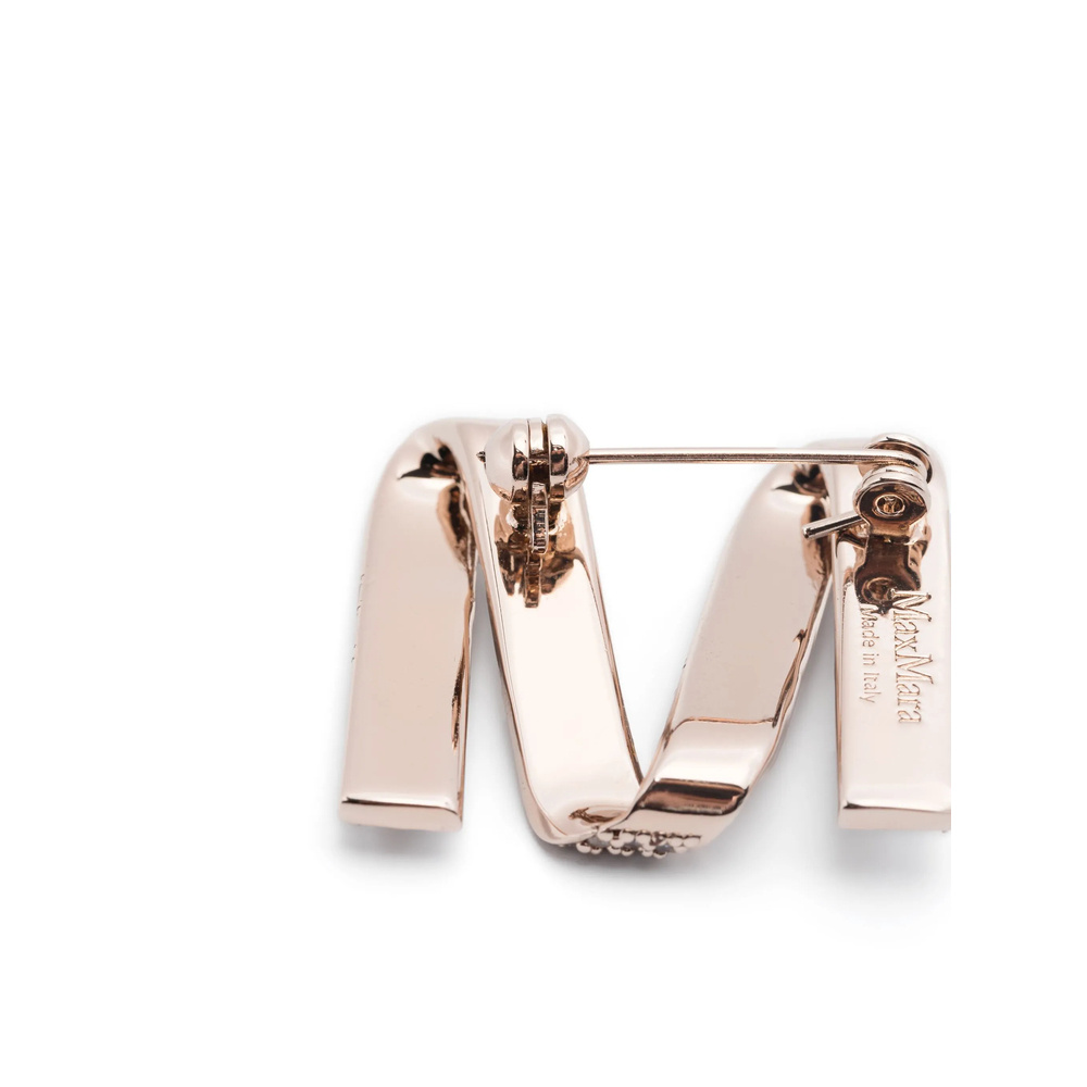 Max Mara Crystal-embellished Brooch
