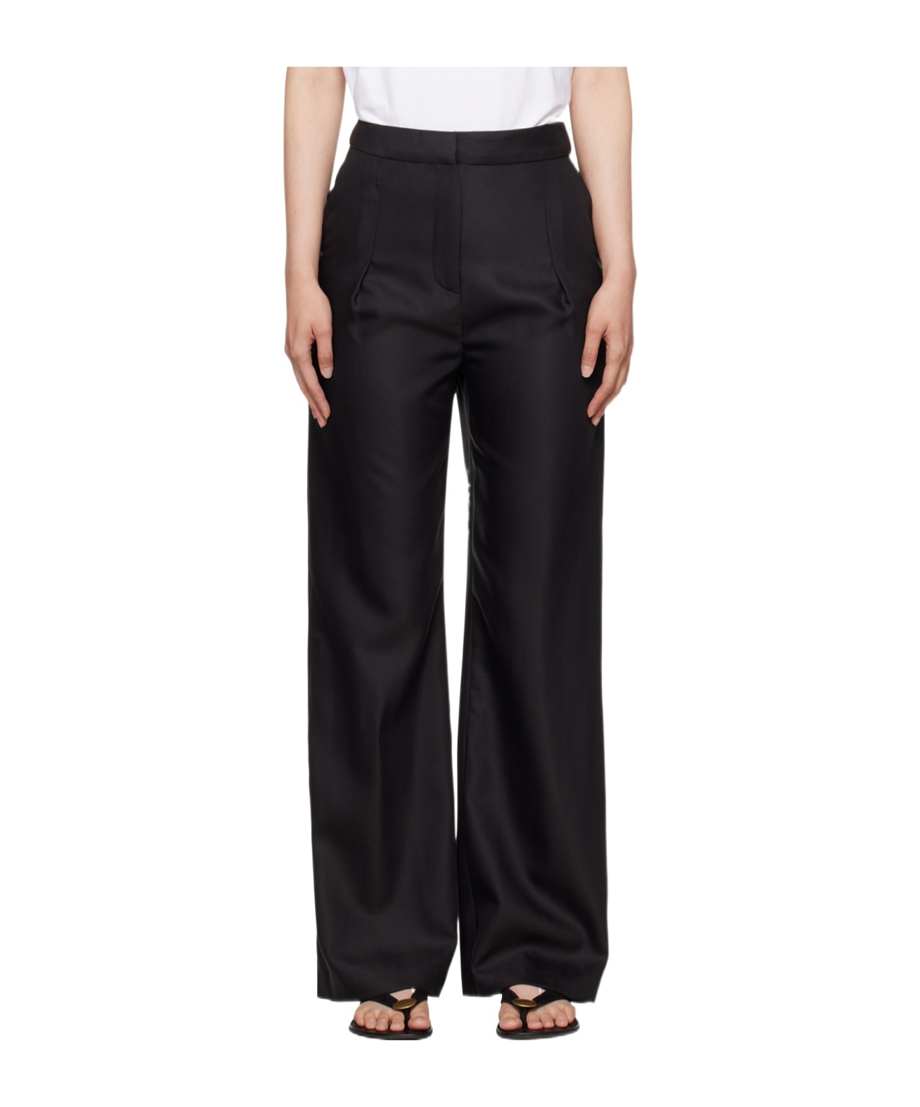 Loulou Studio Twill Casual Pants