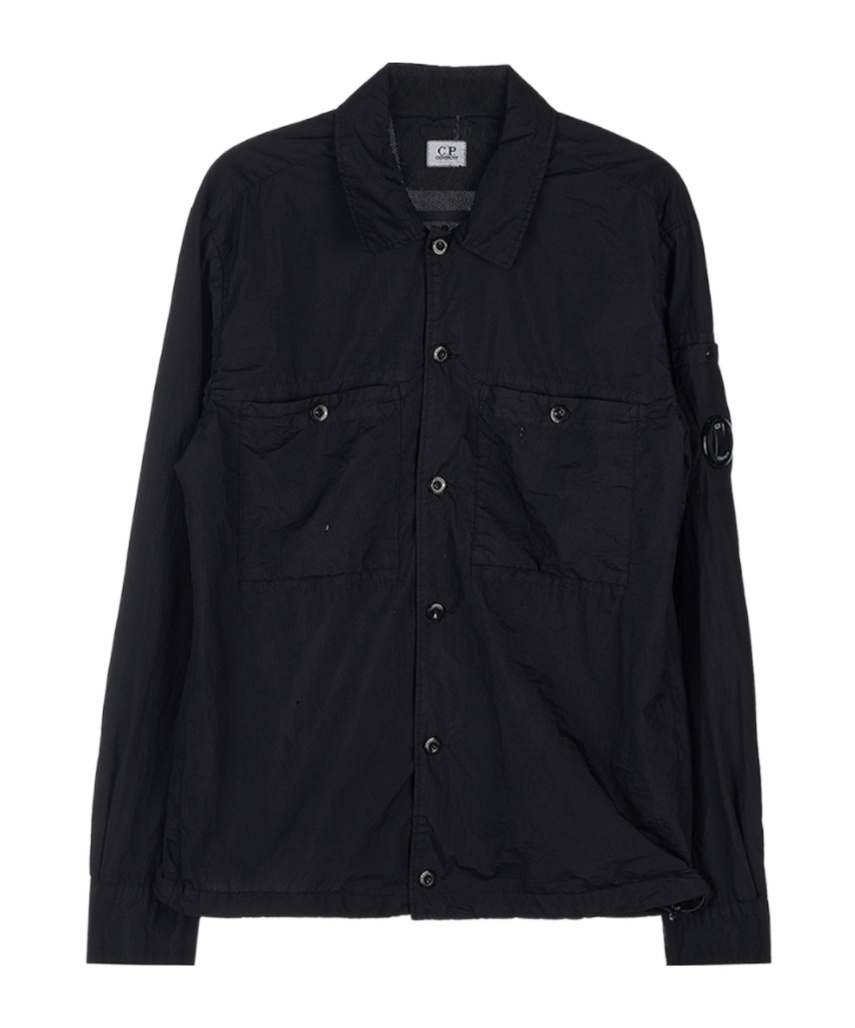 C.P. COMPANY TAYLON LENS-DETAIL OVERSHIRT JACKET