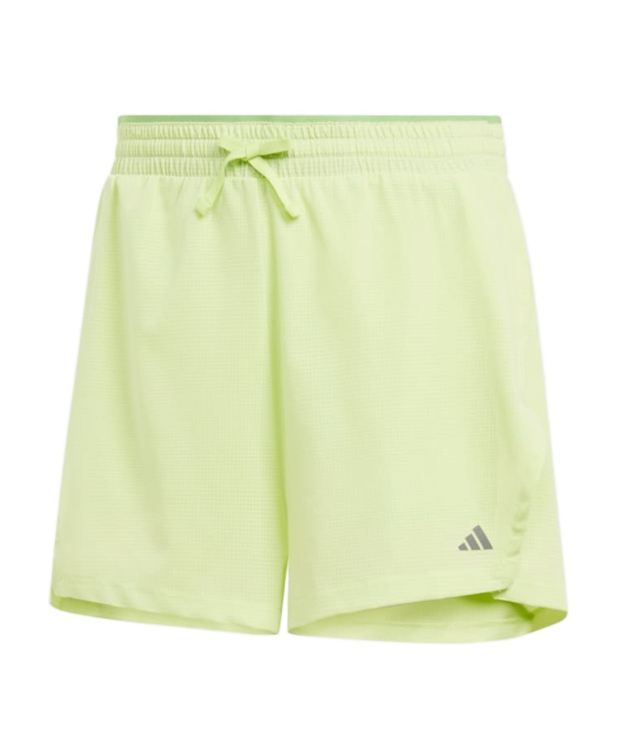 Shop Adidas Originals Hiit Heat.rdy Two-in-one Shorts In Yellow