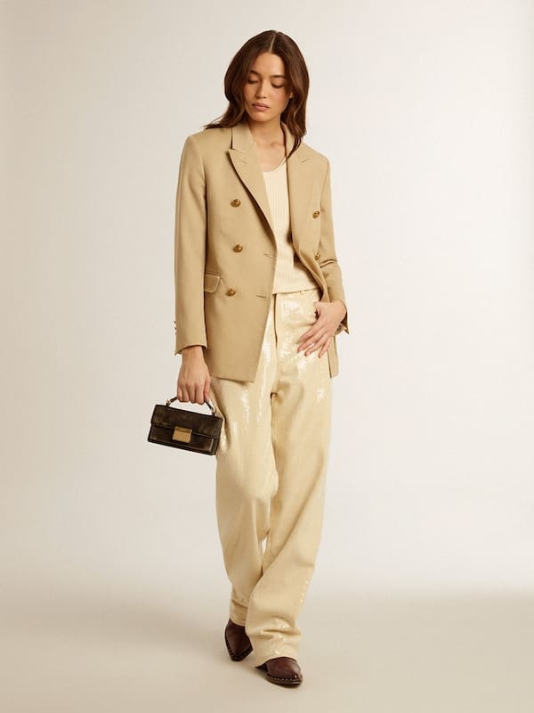 GOLDEN GOOSE GOLDEN GOOSE DELUXE BRAND SEQUIN EMBELLISHED JEANS