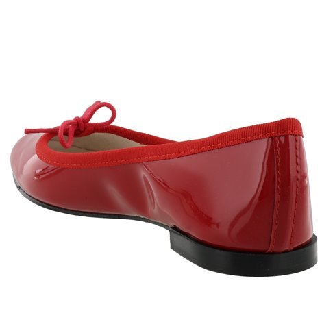 Repetto Red Brigitte Pointy Toe Ballerina Flats In Red