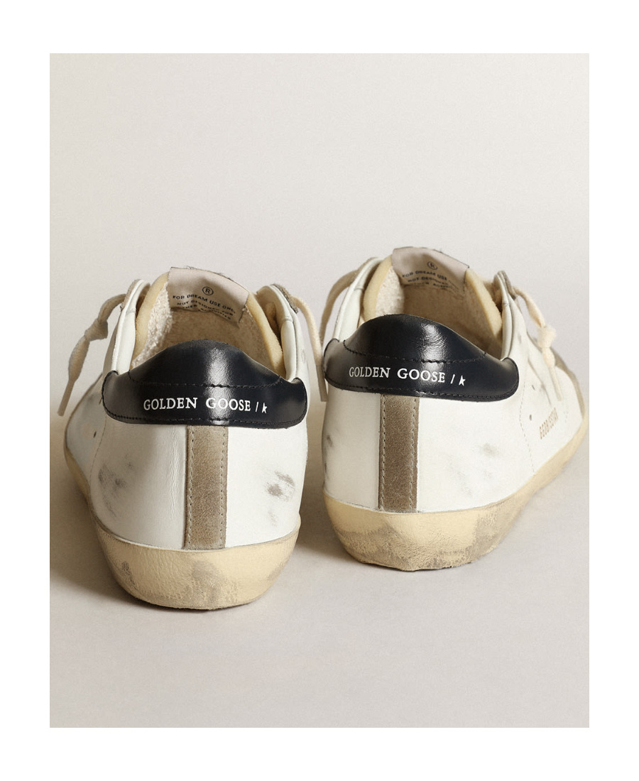 Golden Goose Distressed Leather Low Top Sneakers In Neutral