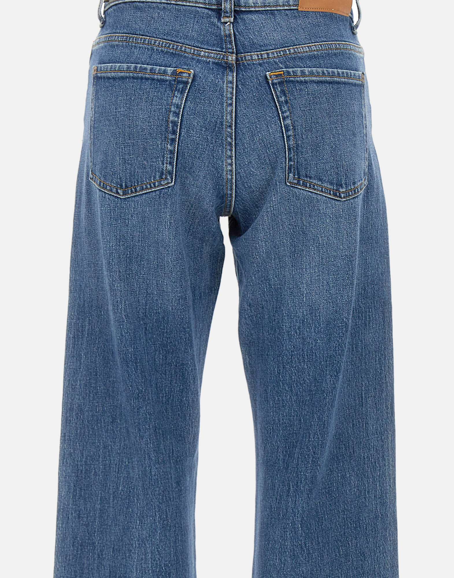 7 For All Mankind Straight-leg Jeans In Blue
