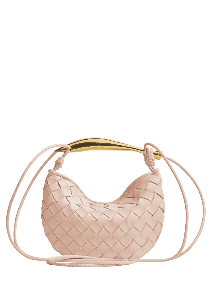 Bottega Veneta Mini Sardine Shoulder Bag In Pink