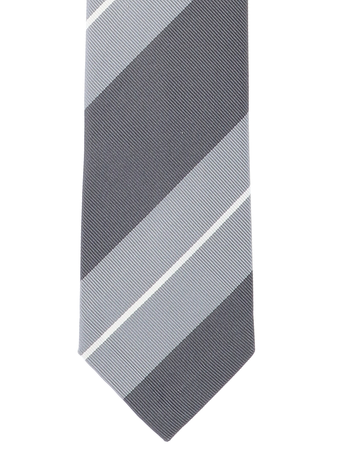 Thom Browne Diagonal Stripe Pattern Tie In Black