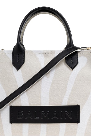 Balmain Small B-army Shoulder Bag In White