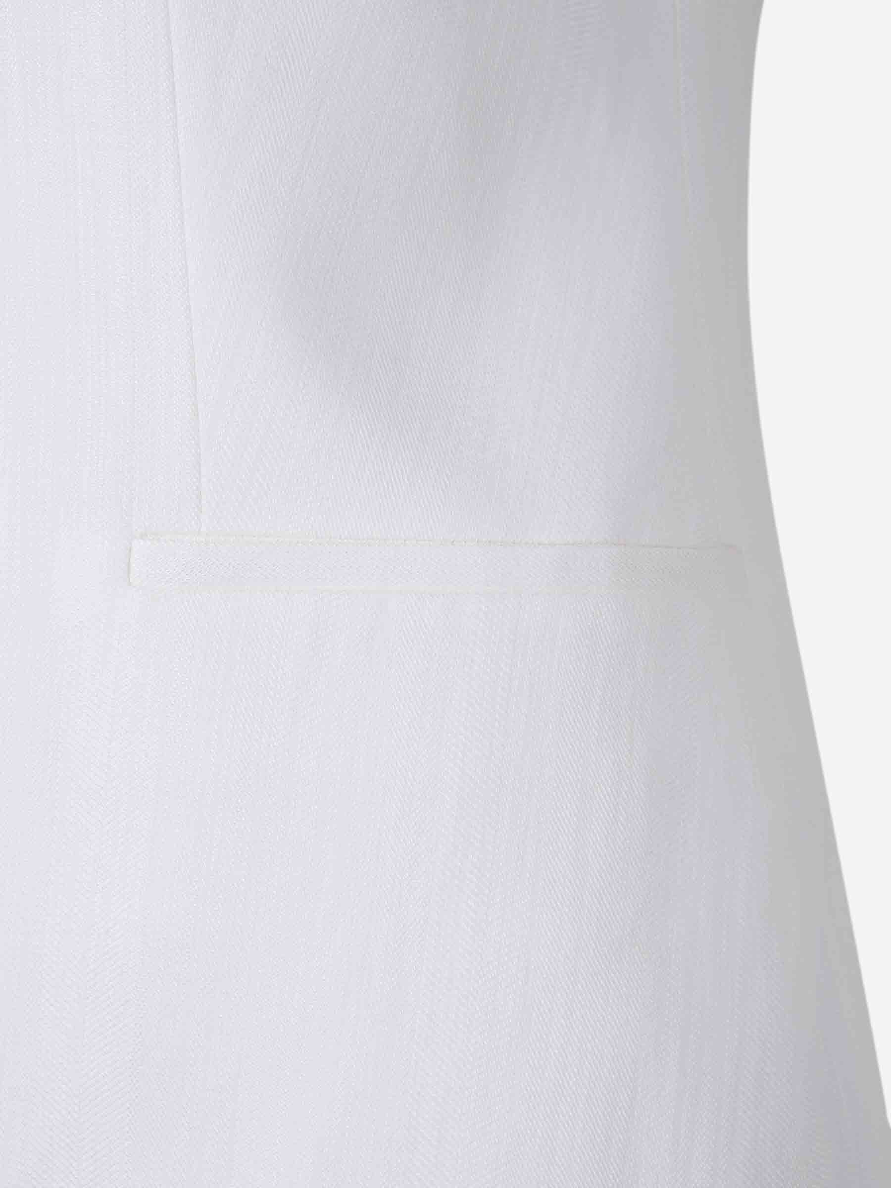 Shop Peserico V-neck Buttoned Vest In White