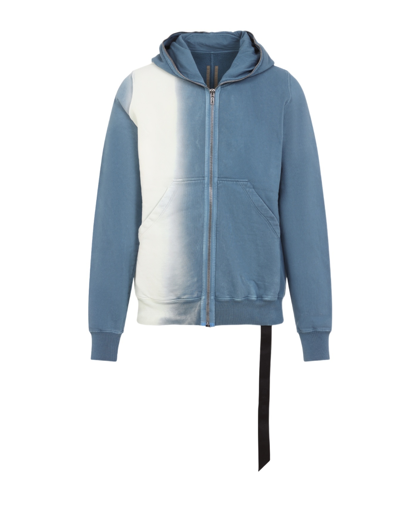 Rick Owens Drkshdw Gimp Zip-up Sweatshirt In Blue