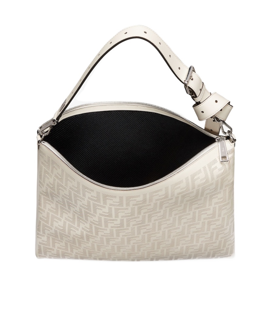 Fendi After Ff Shoulder Bag In Nude