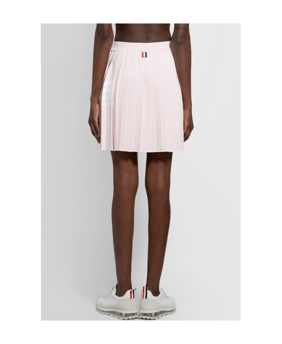 Thom Browne 4bar Mini Skirt In White