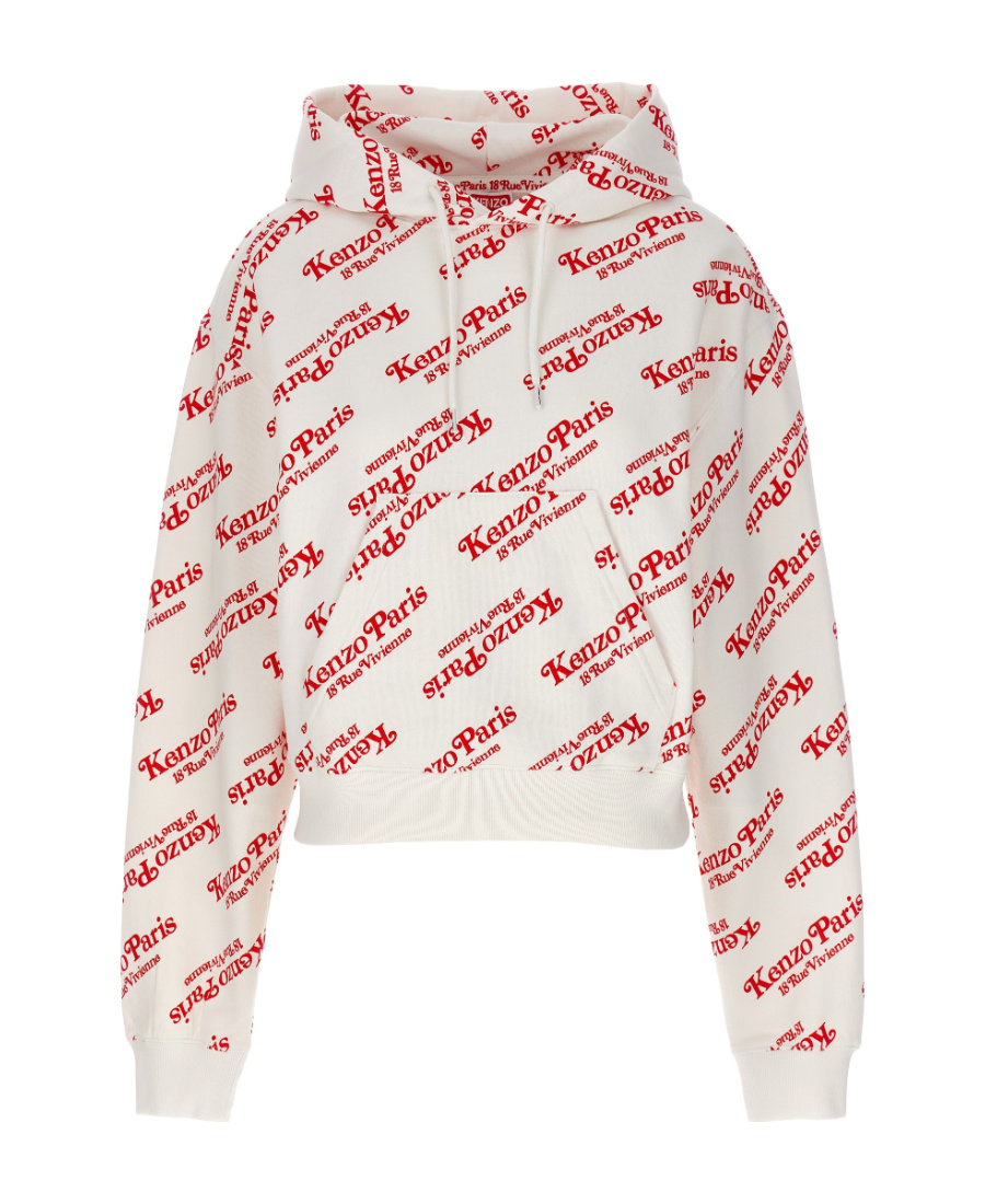 Kenzo Off-white Paris Verdy Edition Hoodie In White