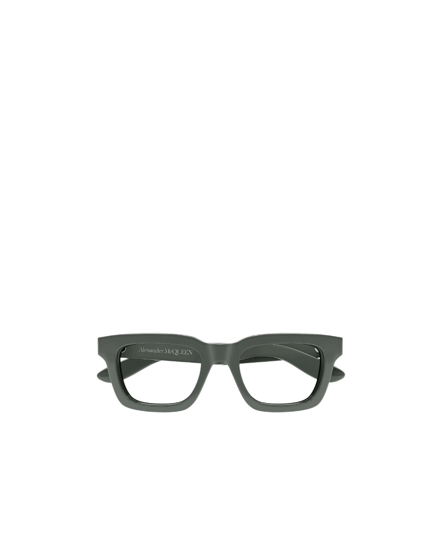 Alexander Mcqueen Eyewear Rectangle Frame Glasses In Gray
