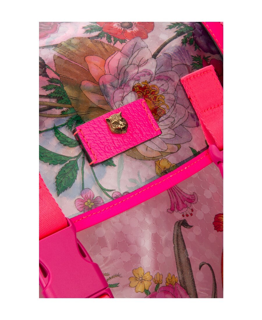 Gucci Printed Casual Backpack In Pink