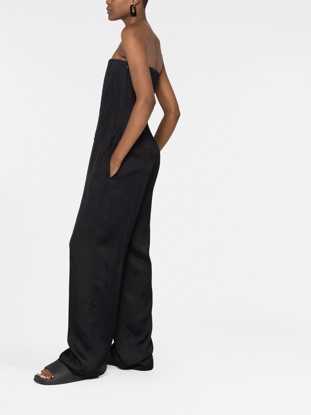 Stella Mccartney Logo Jumpsuit In Black