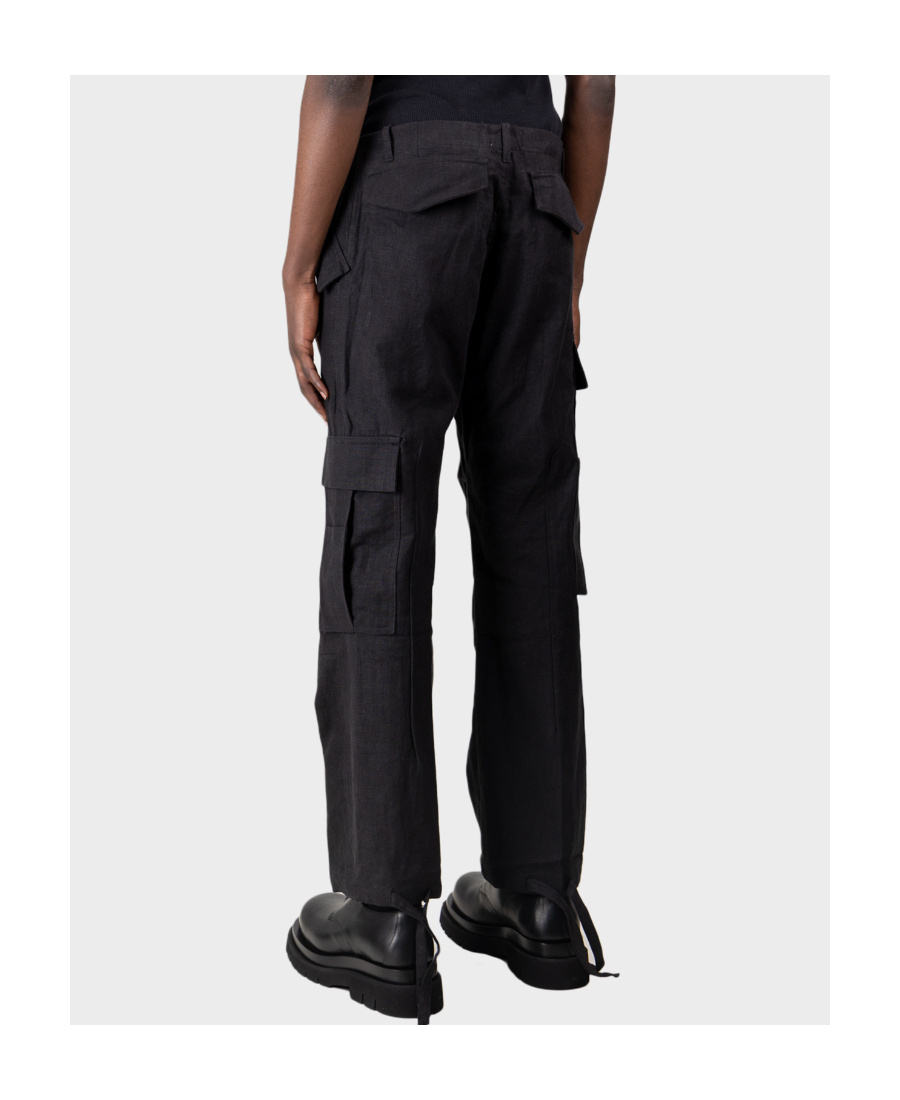 Rhude Logo Tooling Casual Pants In Black