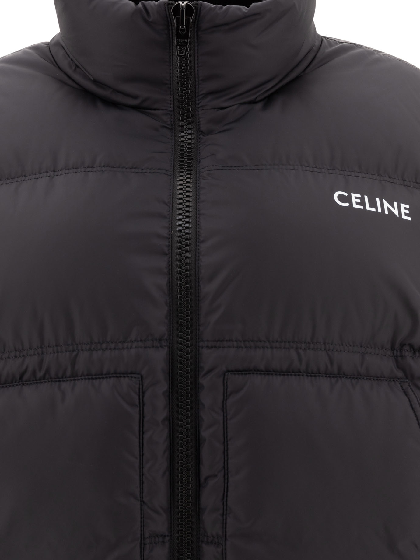 Celine Long-sleeved Cotton Clothes In Black