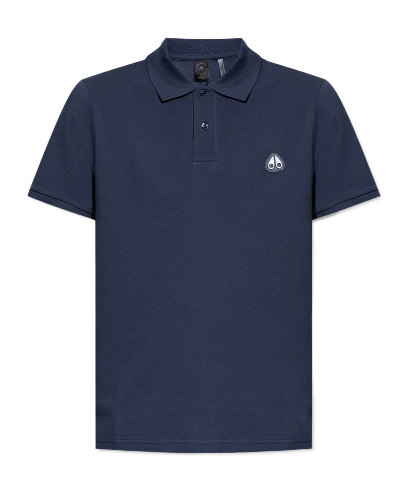 Moose Knuckles Everett Mens Polo Shirt In Blue
