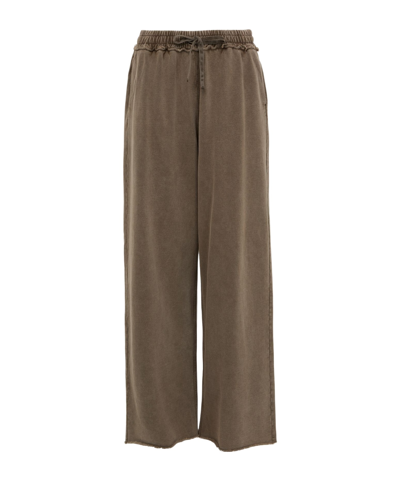 Acne Studios Elastic Waist Casual Pants In Taupe