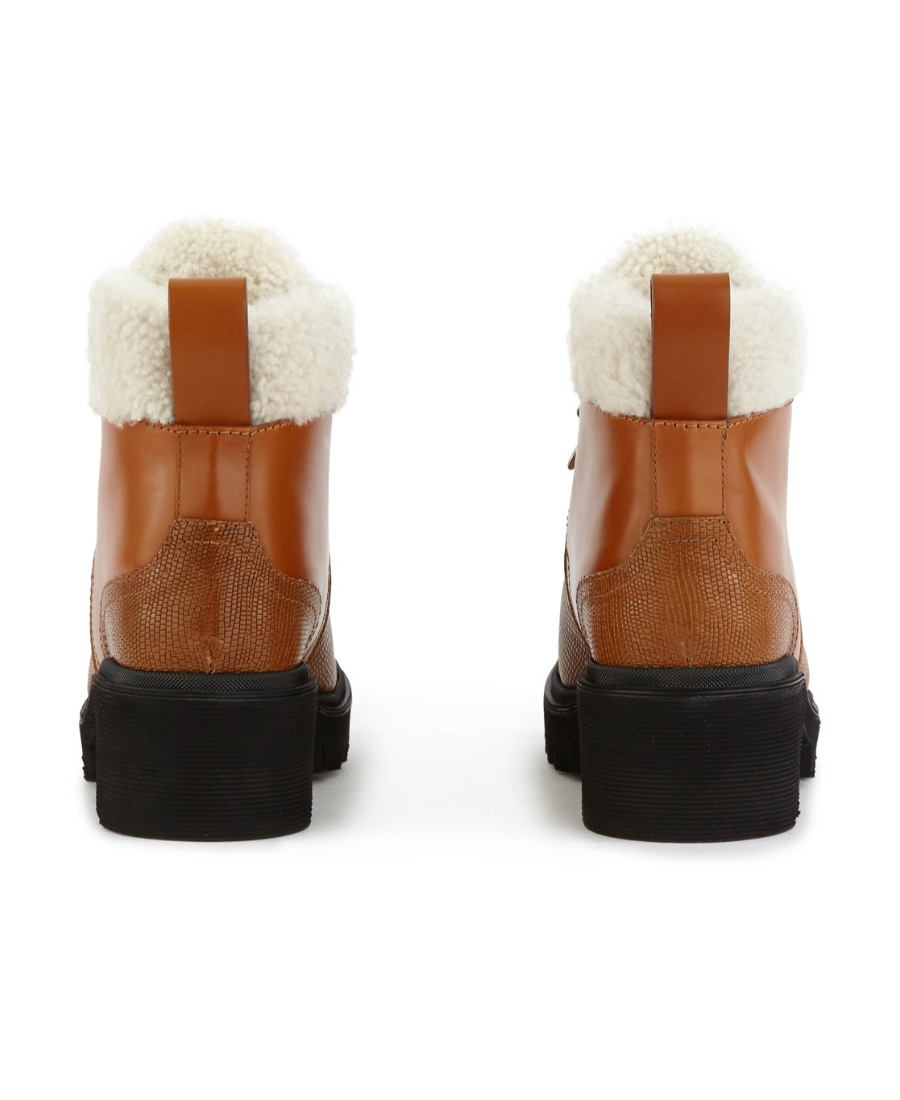 Chloé Bella Mountain Ankle Boots In Brown