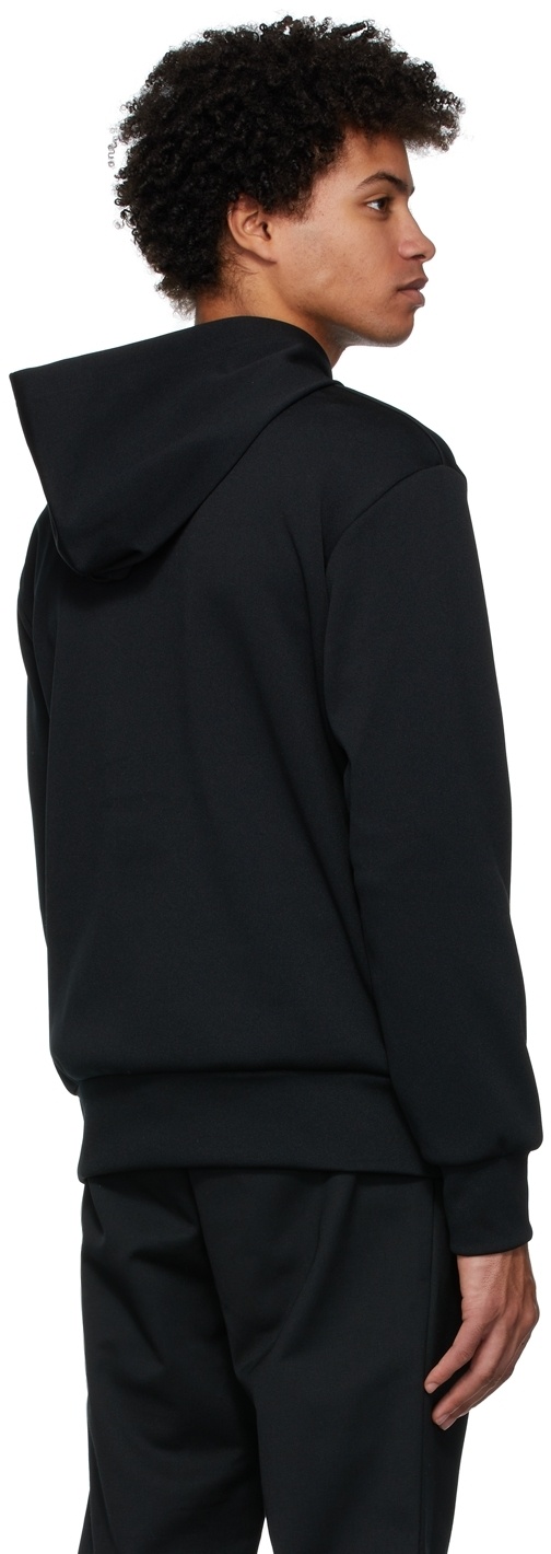 Comme Des Garçons Play Heart-print Pullover Hoodie In Black