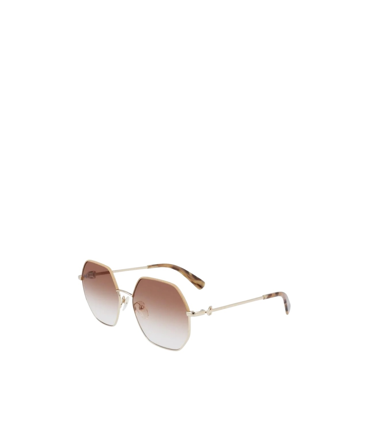 Longchamp Geometric Sunglasses In Brown