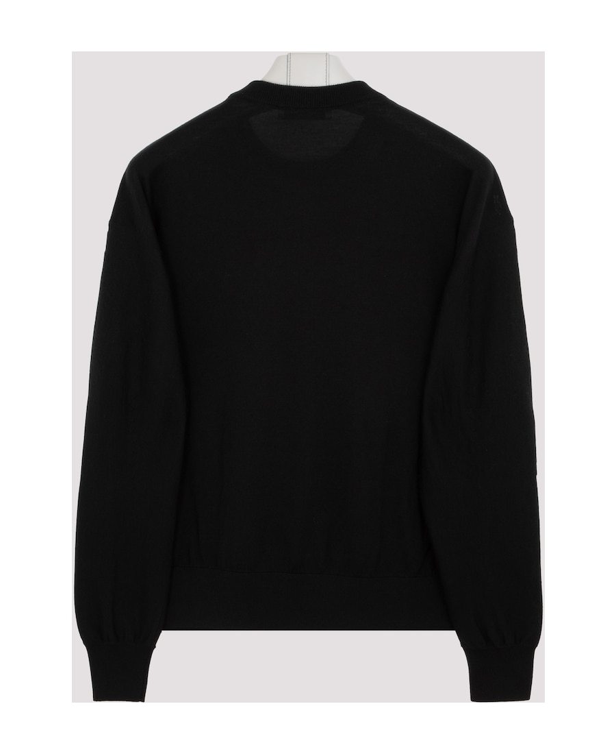 Givenchy Crystal-embellished Logo Jumper In Black