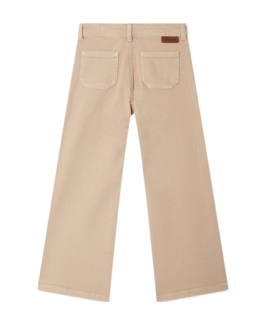 Bonpoint Flared Smart Trousers In Nude