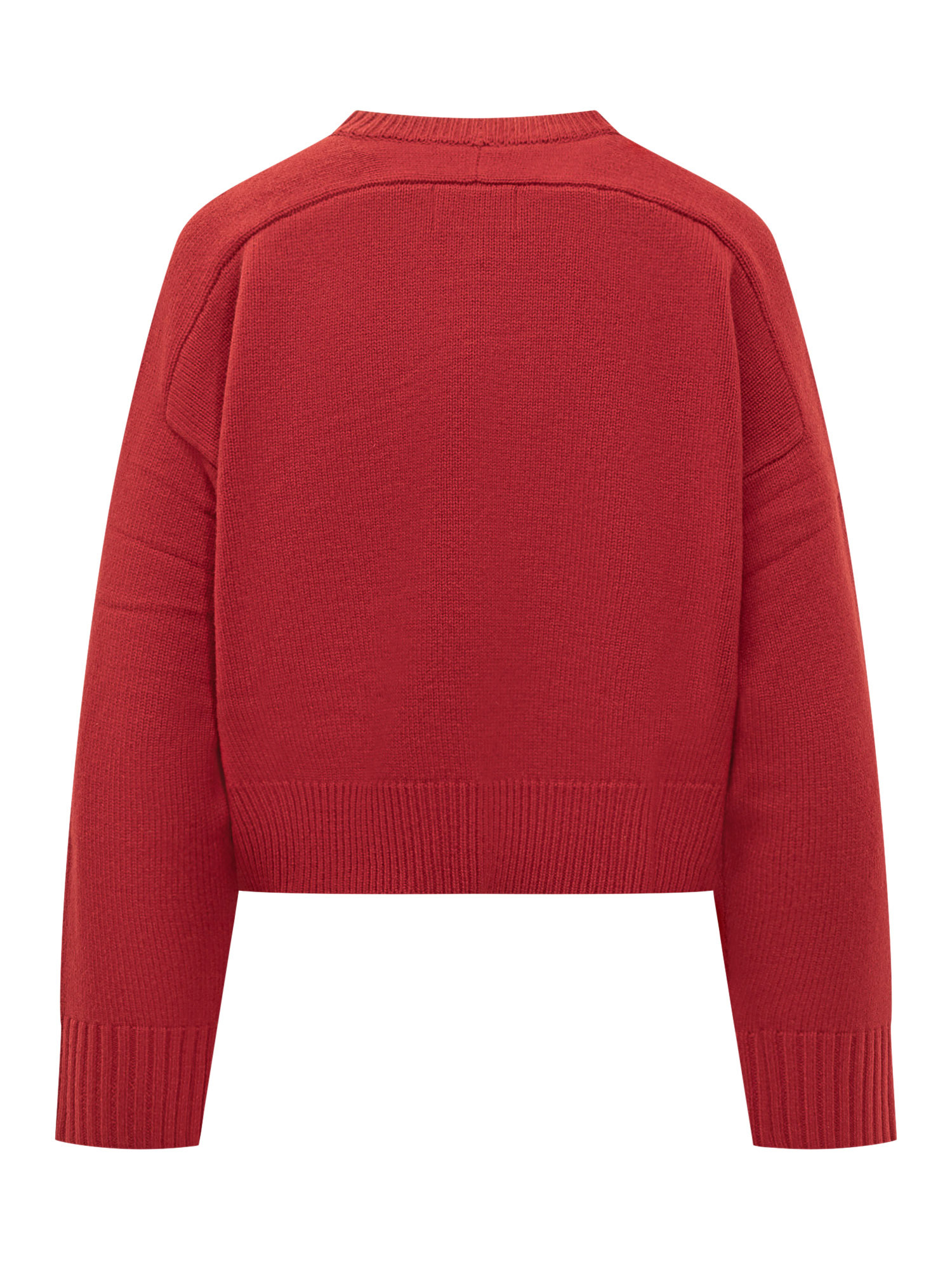 Loulou Studio Bruzzi Wool-cashmere Jumper In Red