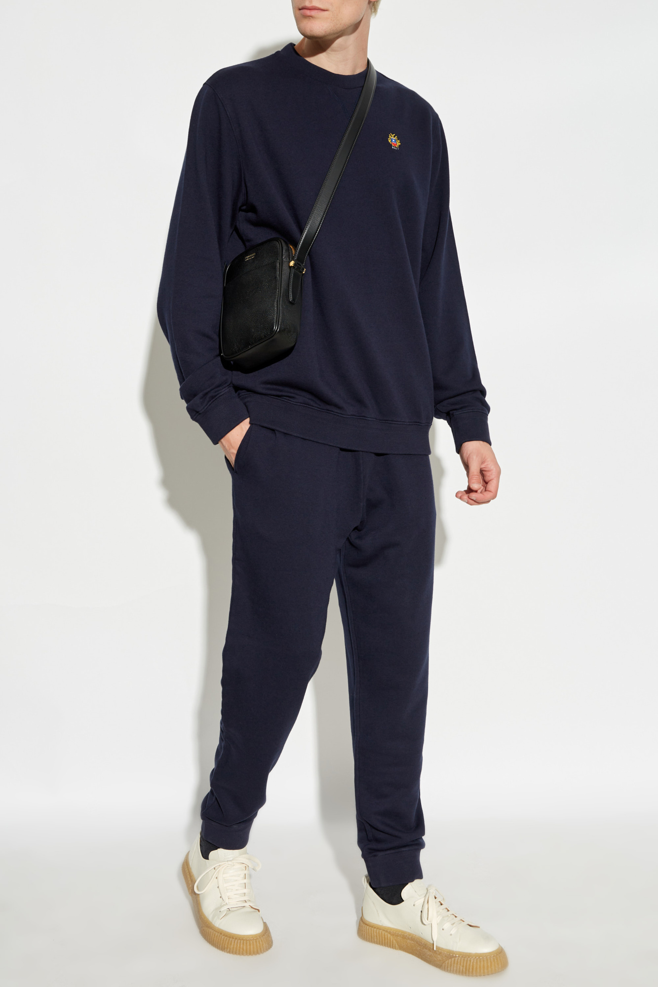 Bally Logo-embroidered Sweatshirt In Black