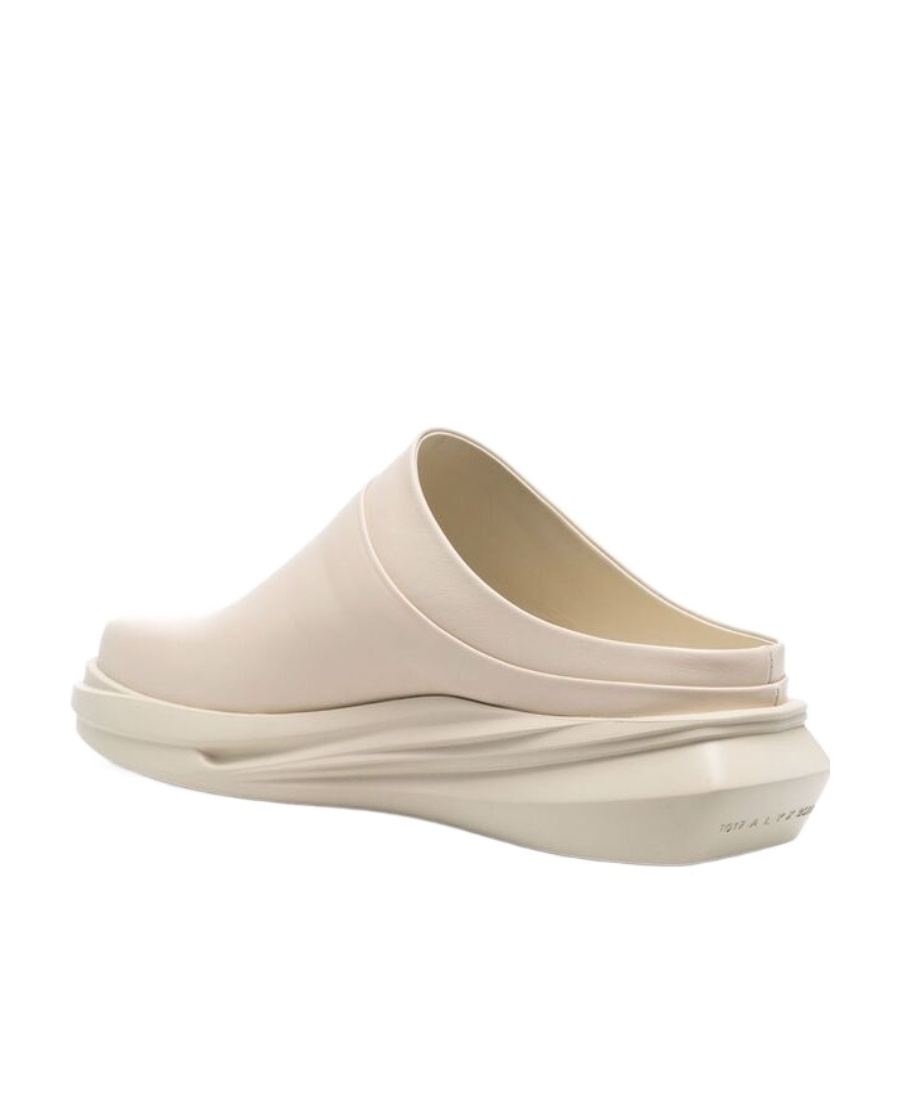 Alyx Round-toe Chunky-sole Slides In Nude