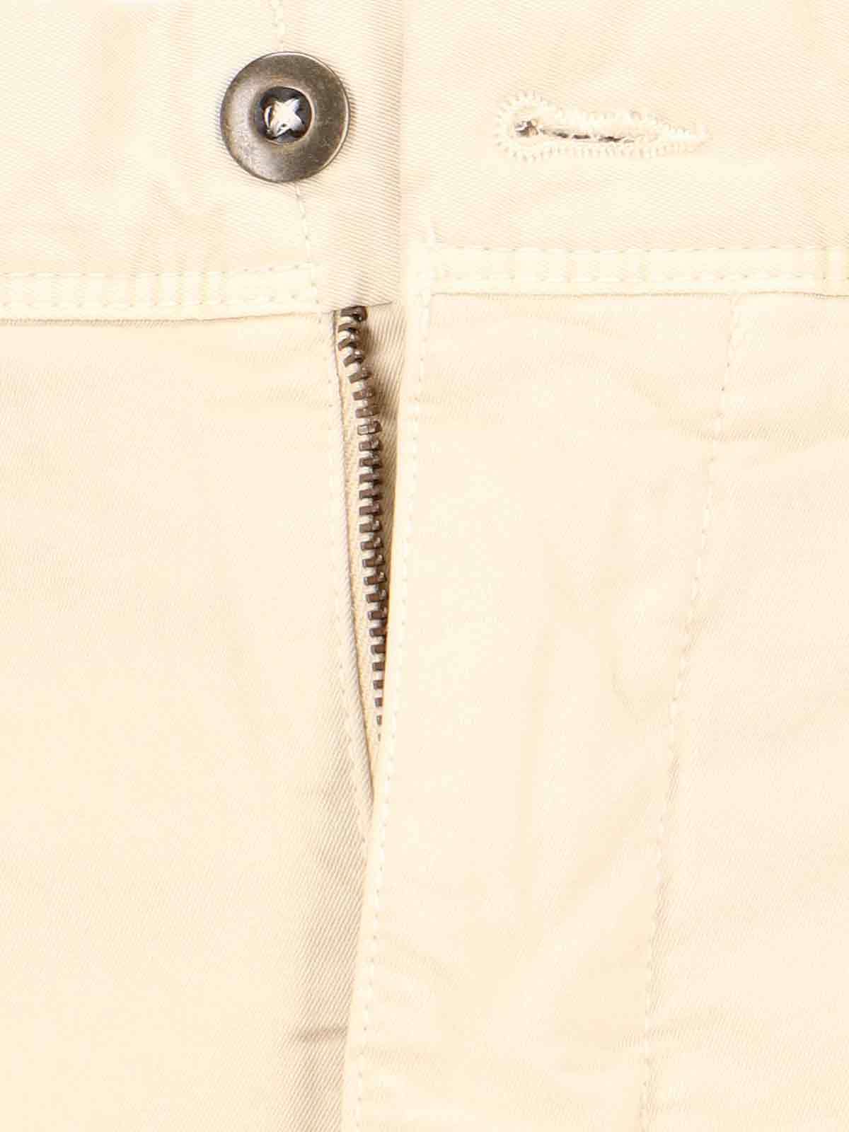 Incotex Straight Trousers With Pockets And Loops In Nude