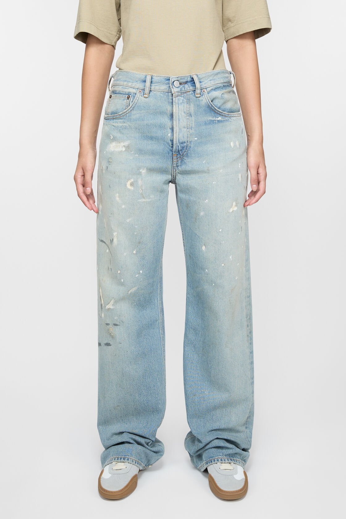 Acne Studios Baggy Jeans In Gray