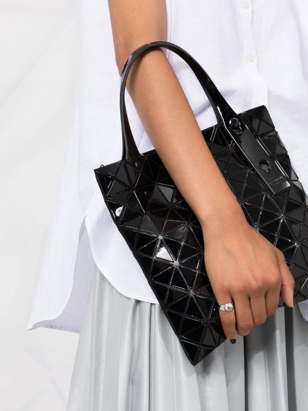 BAO BAO ISSEY MIYAKE PRISM GEOMETRIC-PATTERN TOTE