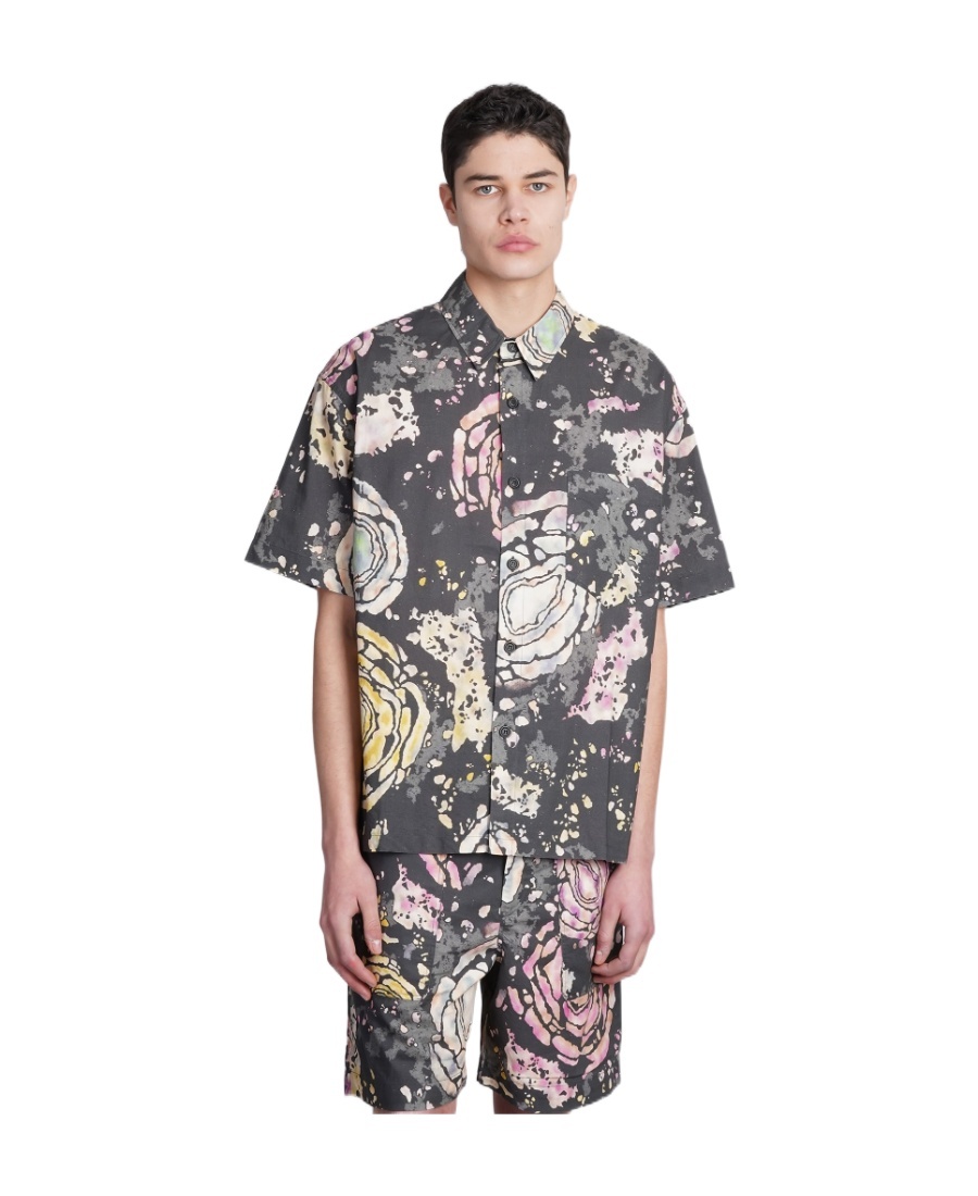 Isabel Marant Iggy Printed Shirt In Black