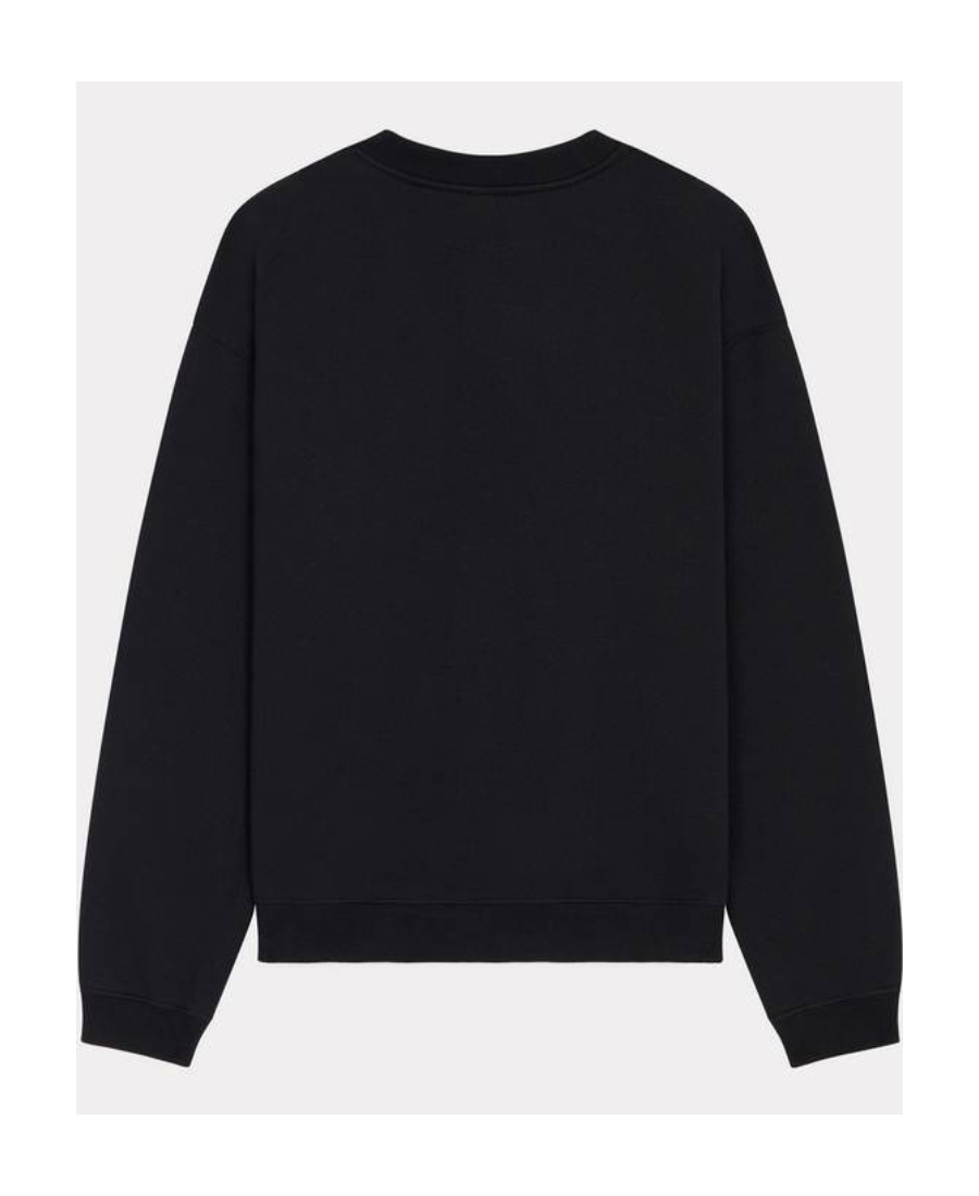 Kenzo Cotton Crew Neck Sweatshirt In Black