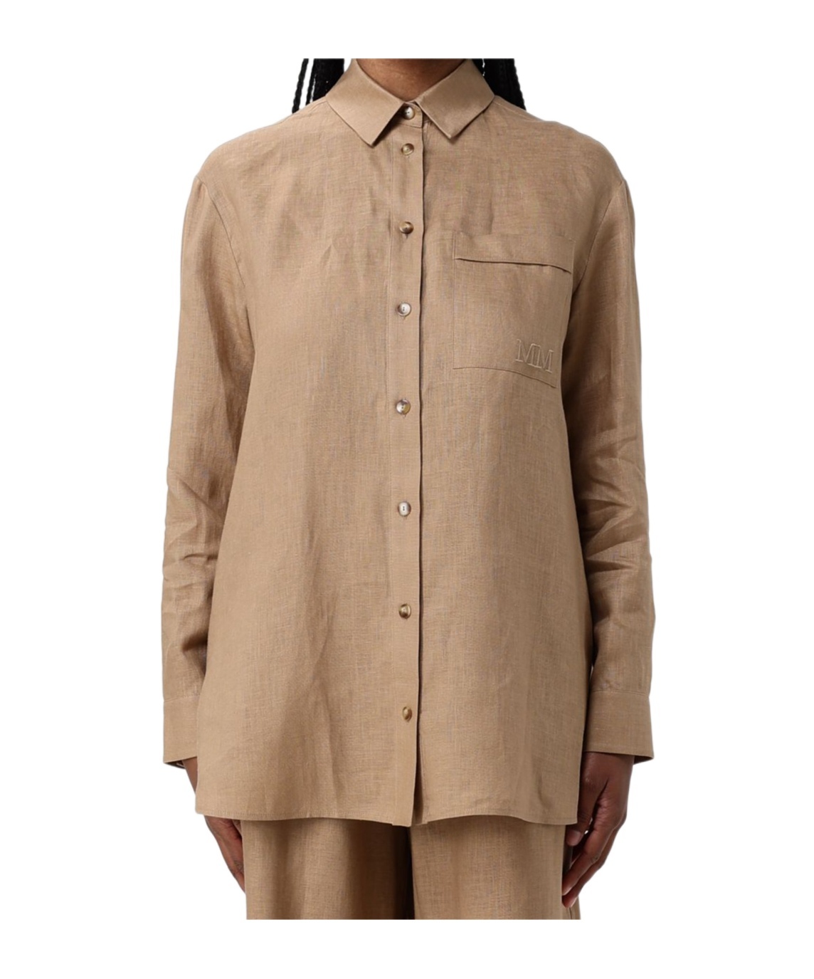 Max Mara Shirt Woman Camel In Brown