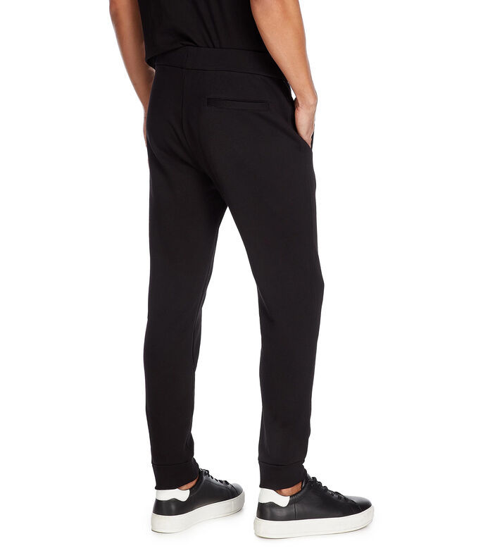 Armani Exchange Logo Trousers In Black