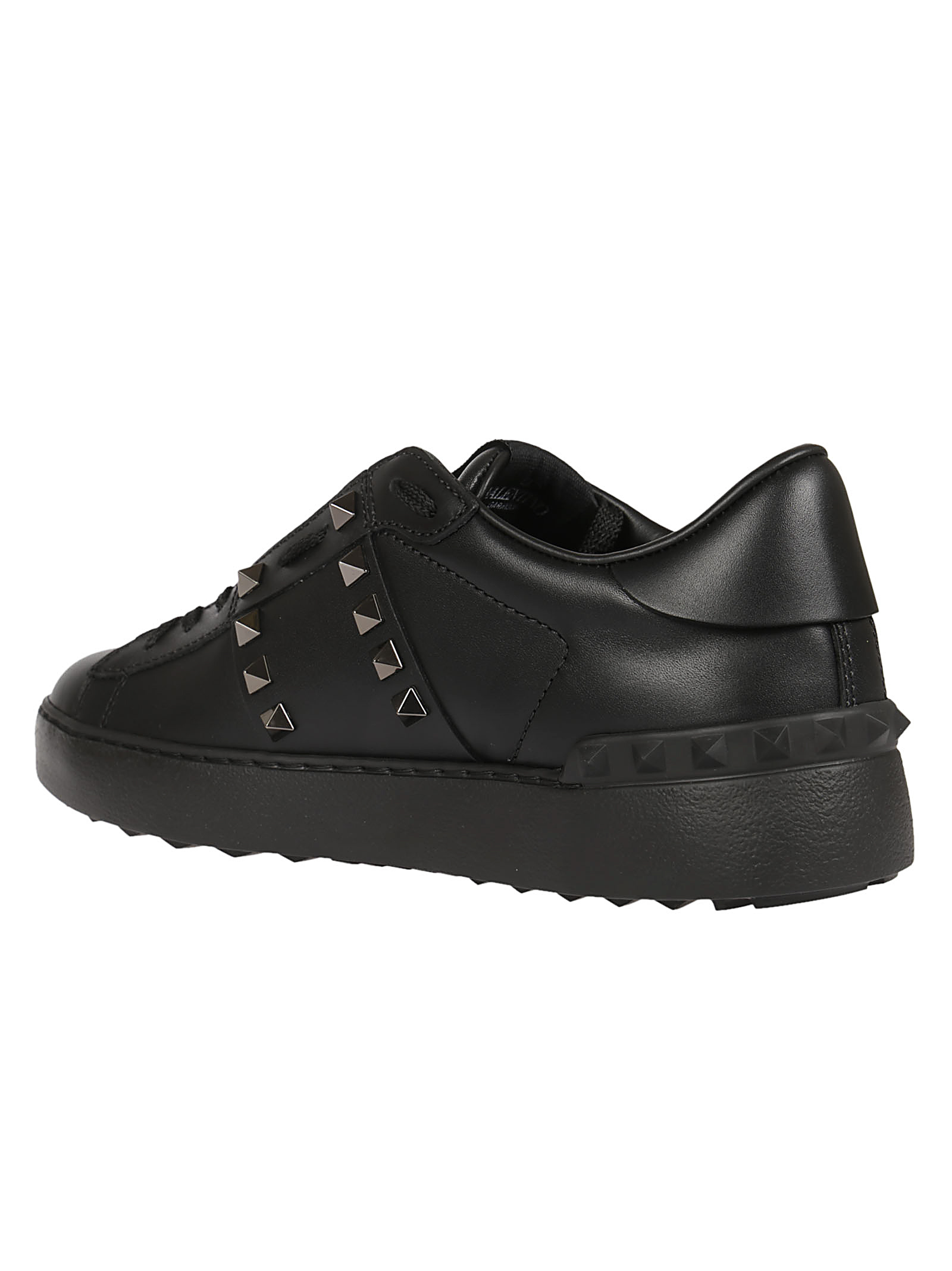 Valentino Garavani Woman Sneakers Black Size 8 Soft Leather In Black