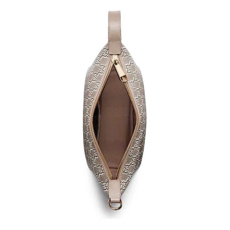 Gucci 'monogram' Shoulder Bag In Nude