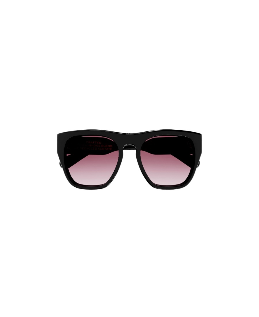 Chloé Polished Square-frame Sunglasses In Black