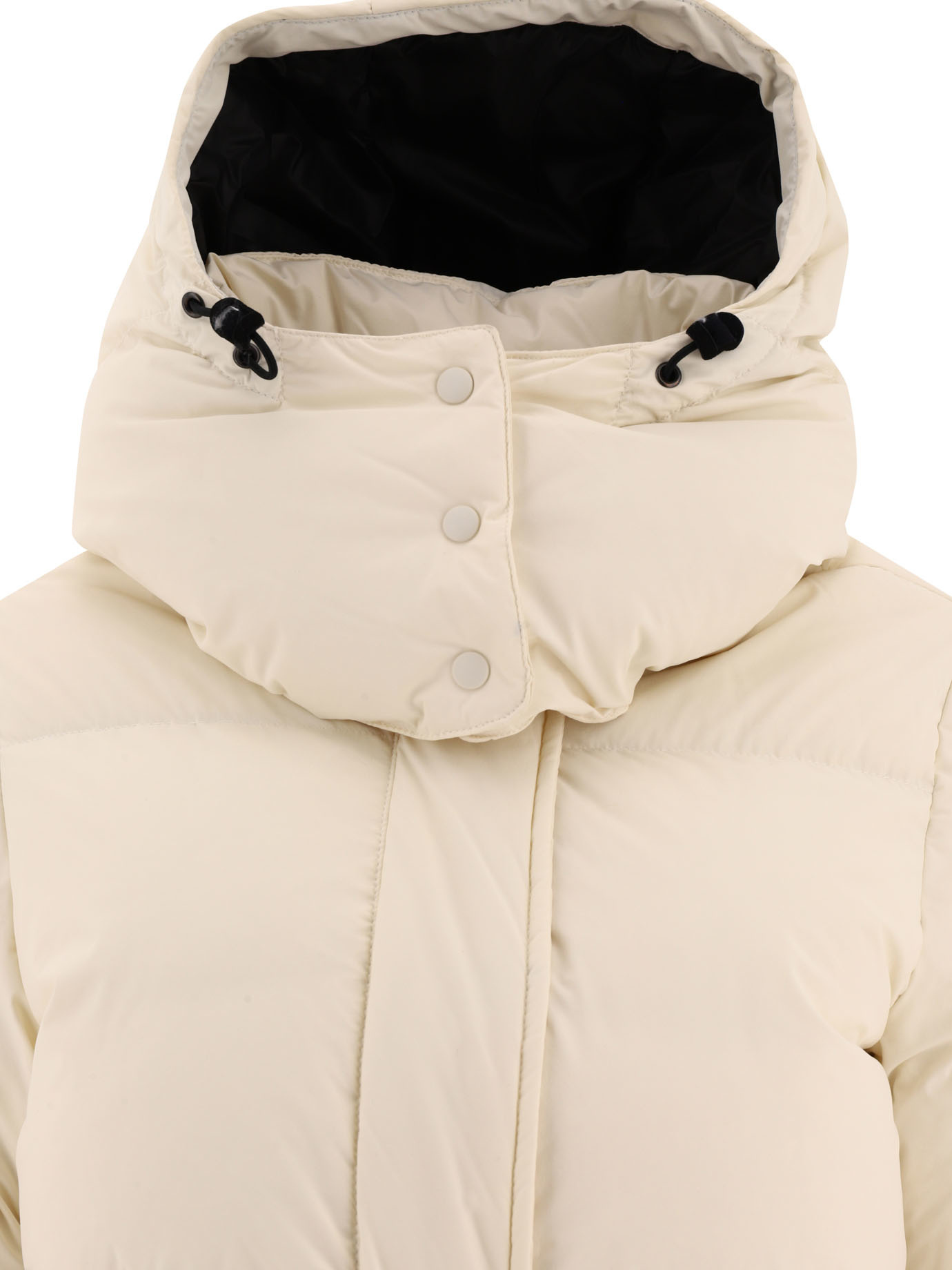 Aspesi Hooded Long-sleeved Down Jacket