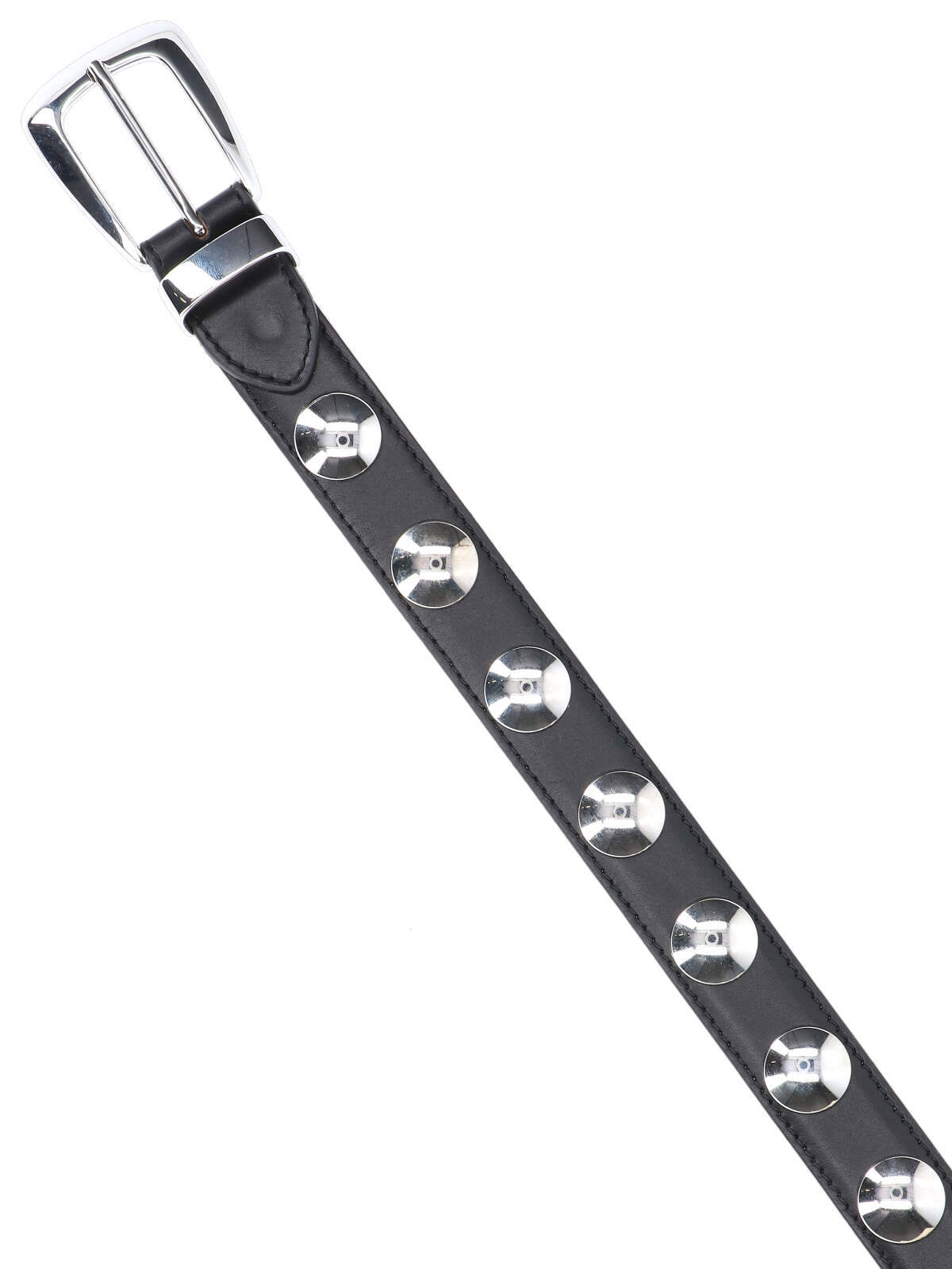 Khaite Stud-detailed Buckled Belt In Black