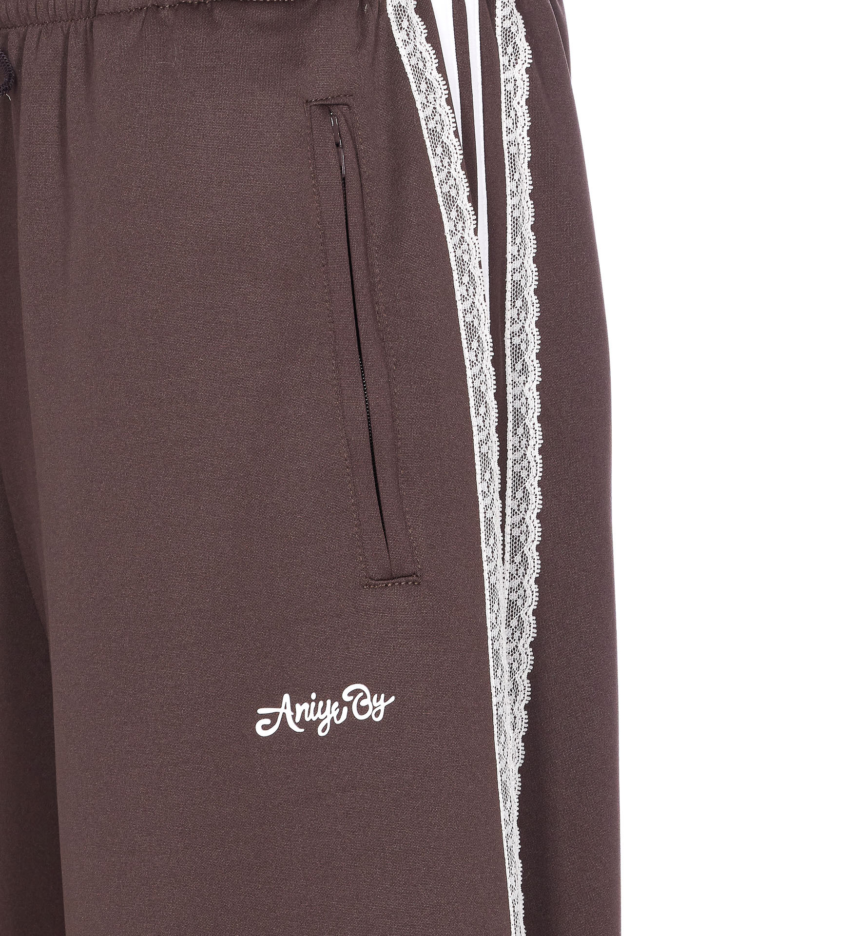 Aniye By Logo Detail Track Pants In Brown