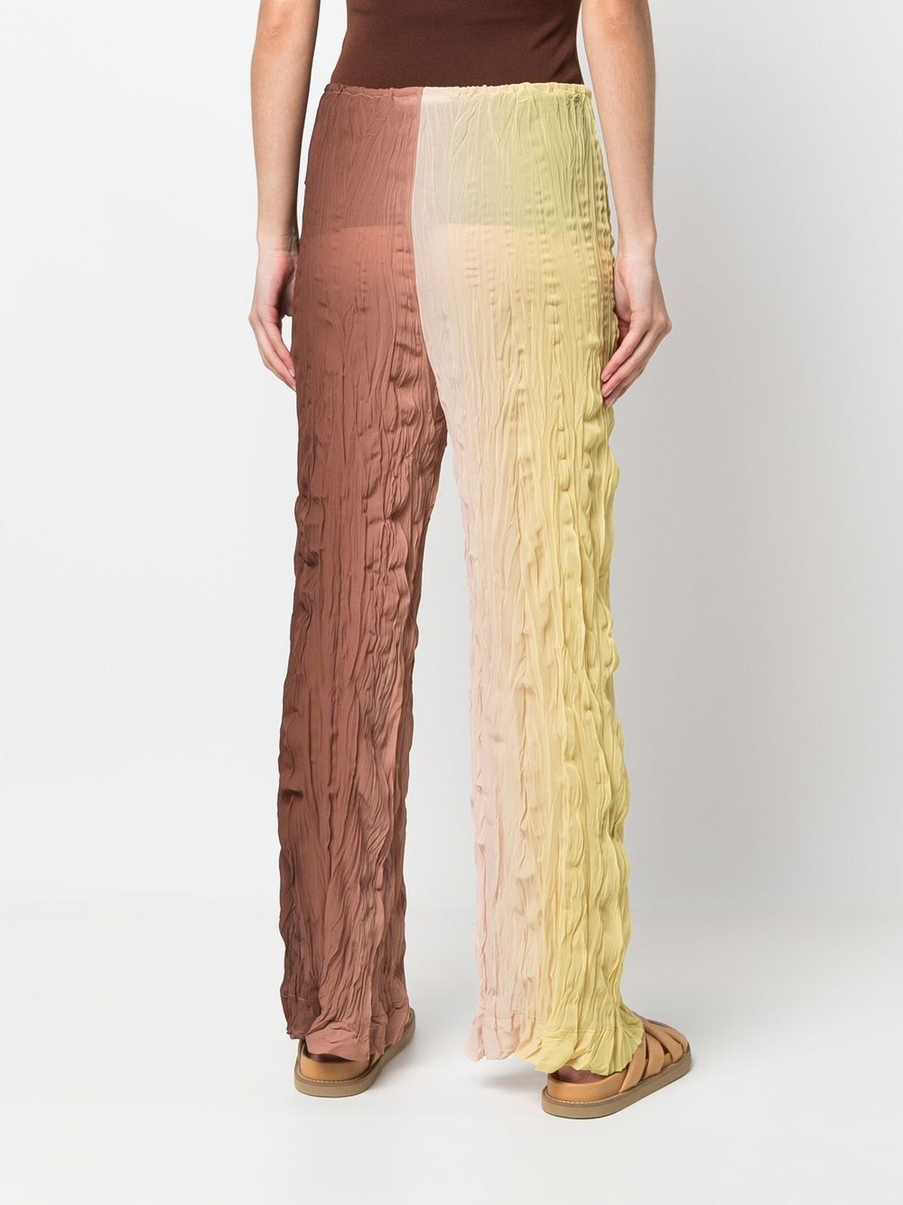 Erika Cavallini Logo Casual Pants In Nude