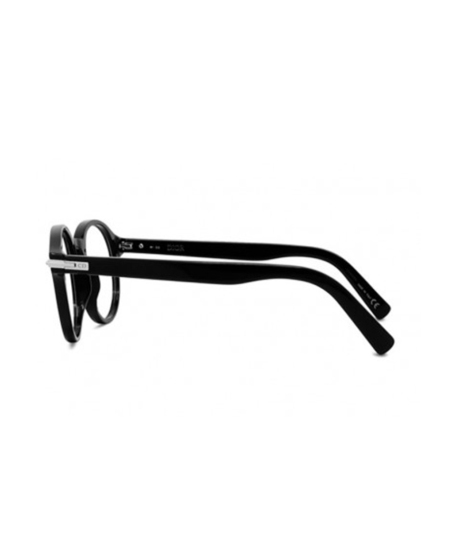 Dior Blacksuit Ri Round-frame Glasses In Black