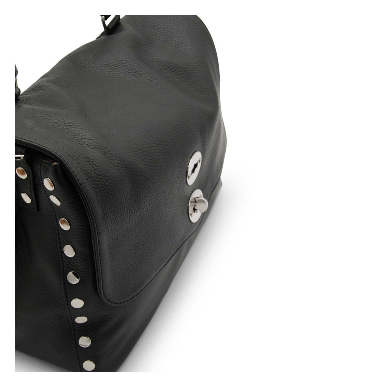 Zanellato Postina Stud-embellished Bag In Black