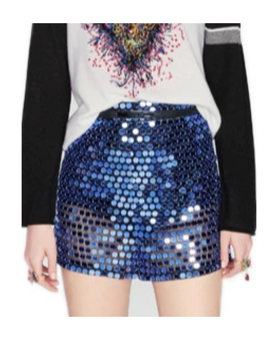 Dior Sequins Decorated Shorts In Blue